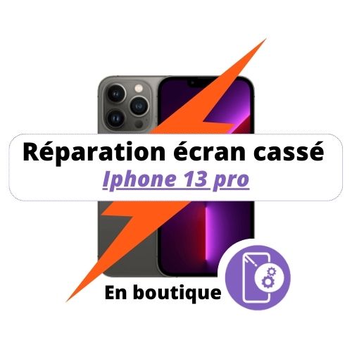 Réparation écran cassé Iphone 13 pro